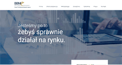 Desktop Screenshot of bbm.com.pl